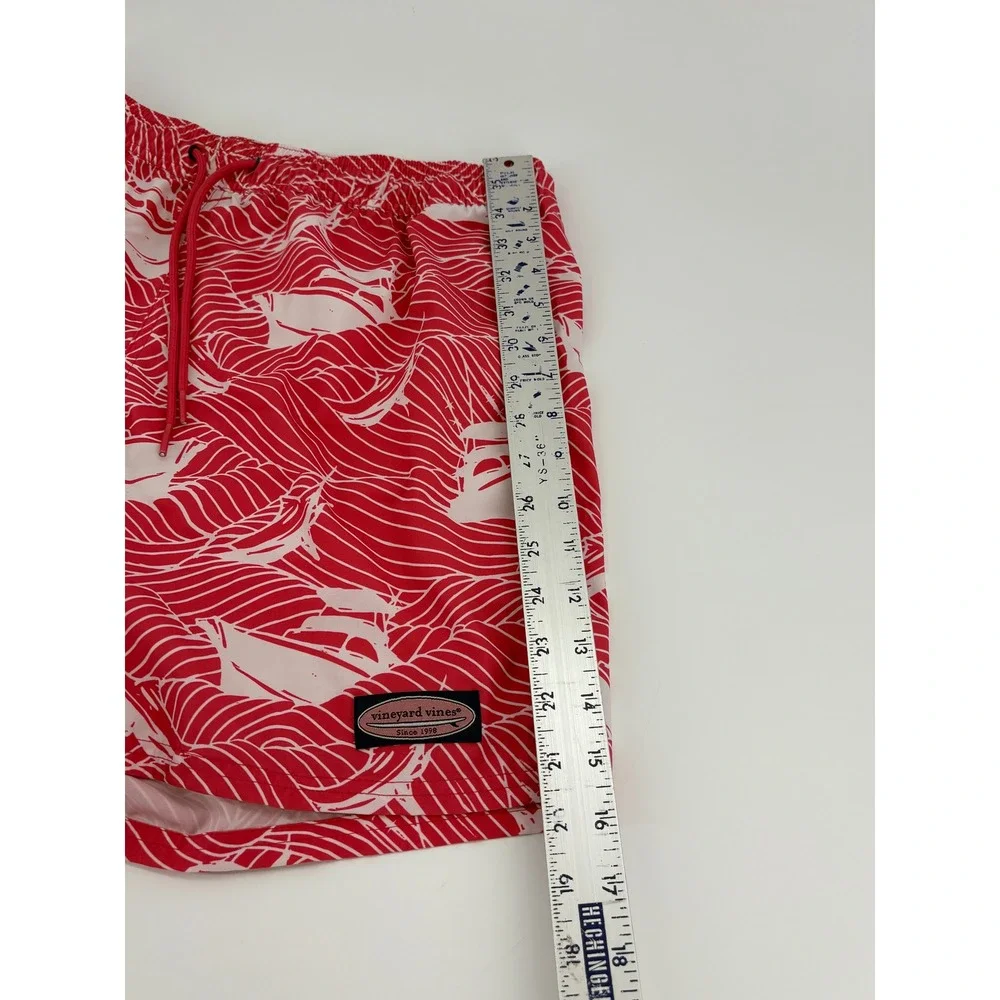 Vineyard Vines Mens Swim Trunks Boats Coral Reef Pattern Size‎ S